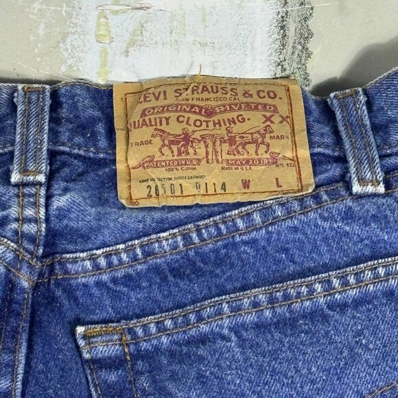 Levi Strauss & Co. Mens‎ Straight Leg Jeans Blue Denim 5-Pocket Outdoor Size 13 - Picture 13 of 16